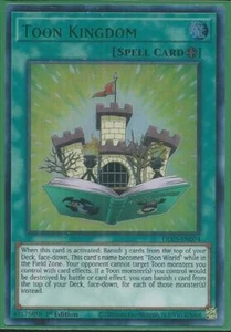 Yugioh - Toon Kingdom *Green Ultra Rare* DLCS-EN074 (NM/M) - Picture 1 of 1