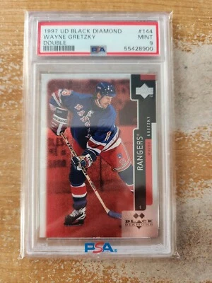1997-98 Upper Deck Black Diamond Wayne Gretzky Double Diamond (Red) #144 PSA 9 - Image 1 of 2