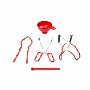 Fox Run 5-Piece Home Canning Tool Set 5250 w/Wide Mouth Funnel, Wrench & Tongs! - Picture 1 of 5