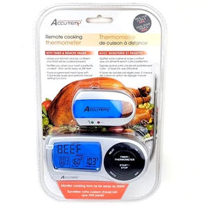 Fleischthermometer mit Pager AccuTemp Fernbedienung Kochen ~ Neu - Bild 1 von 3