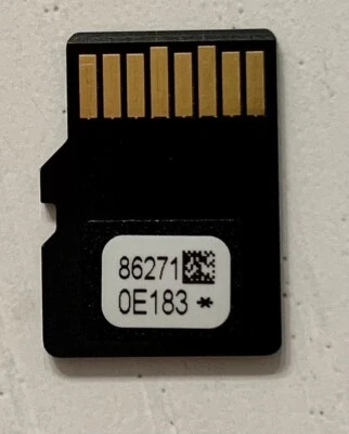 TOYOTA 2015 -2017 NAVIGATION MAP SD CARD OEM GENUINE 86271-0E183 - Image 1 of 2