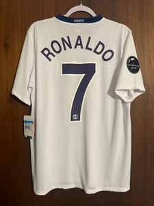 BNWT Original Manchester United 2008 2009 away UCL #7 RONALDO M shirt - Picture 1 of 8
