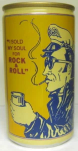 LATA DE CERVEZA ROCK & ROLL alumbre con MAN, Royal Brewing, Nueva Orleans LOUISIANA 1981 gd.1 - Imagen 1 de 5