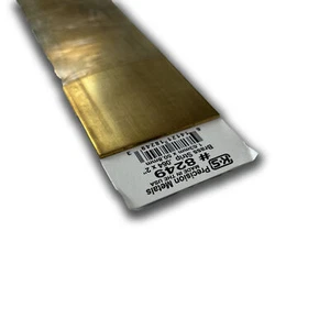 K&S Metals 8249 Brass Strip: 0.064 Thick x 2 Wide x 12 Long (1 Piece) - Picture 1 of 2