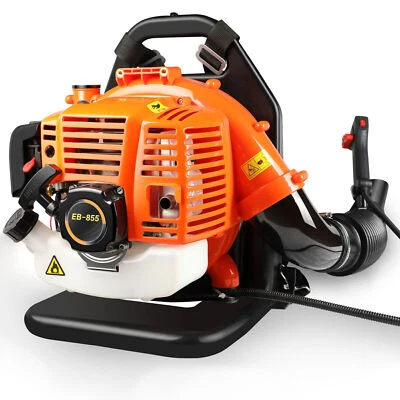 THE_POWER_GENIUS Backpack Leaf Blower Gas Powered Snow Blower 665CFM 280MPH 43CC 2-Stroke 3HP
