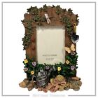 NEW Acrylic PICKET FENCE GARDEN PHOTO FRAME, Free Standing for 3.5" x 5" Photo