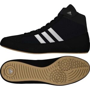 Adidas Havoc Wrestling Boots Adult Kids Black Boxing Boots Gym Training Shoes