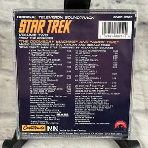 Star Trek TV Soundtrack No. 2 Sol Kaplan Gerald Fried CD 1991 Mr Spock Capt Kirk - Imagen 1 de 4