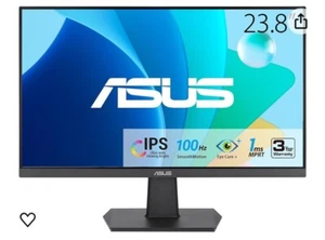 ASUS 24� (23.8-inch viewable) 1080P Eye Care Monitor (VA24EHF) - IPS, Full HD, - Picture 1 of 12