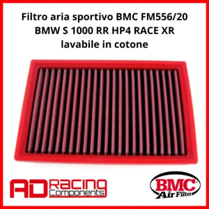 Filtro aria sportivo bmc moto FM556/20 per BMW S 1000 RR HP4 RACE XR in cotone - Imagen 1 de 24