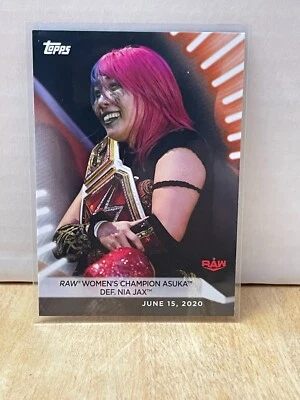 2021 Topps WWE Women's Division #28 ASUKA / NIA JAX - Image 1 of 2