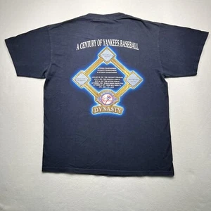 New York Yankees Dynasty 100th Anniversary Lee Sport L 2003 Rare Graphic - Picture 1 of 7
