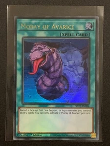 Moray of Avarice | POTE-EN084 | Ultra Raro | 1ª Edición | Juego de cartas coleccionables YuGiOh - Imagen 1 de 3
