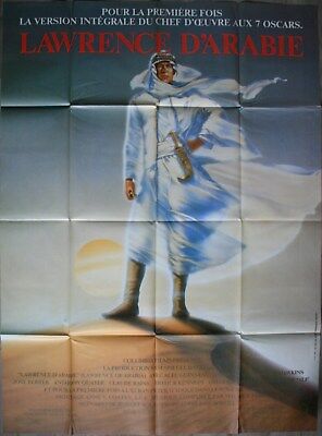 LAWRENCE D'ARABIE Affiche Cinéma 160x120 Movie Poster Peter O'Toole R1990 • 44.25€
