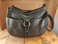 TALBOTS Black Leather Purse Handbag 