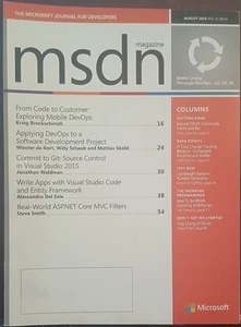 2016 AUGUST MSDN MAGAZINE - Better Living Through Devops - Picture 1 of 2