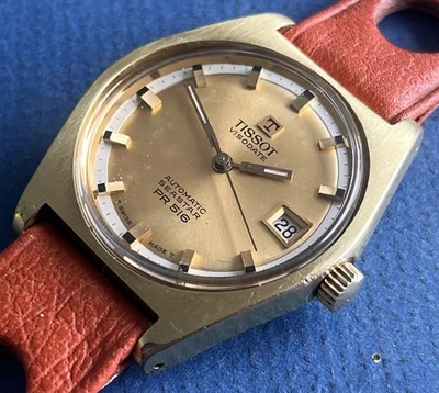Vintage Swiss 70s Tissot PR 516 Seastar automatic watch, 34mm case, running well - image 1 of 4