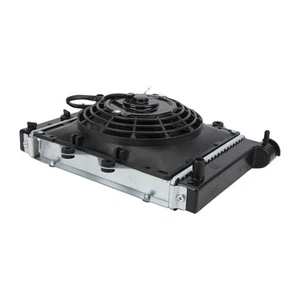 ▫Water Cooling Engine Cooler Radiator With Fan For 150cc‑250cc PIT Quad Dirt - Picture 1 of 12