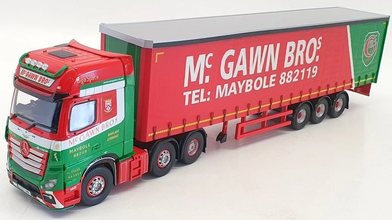 Corgi масштаб 1:50 CC15812 — прицеп Mercedes Benz Actros MP4 Cutrainside - Изображение 1 из 4