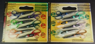 Fiskars Paper Edgers 12 Scissors 6 Contemporary 6 Designer Scrapbooking Crafting - Image 1 of 4