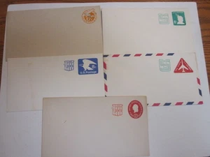 US COVERS 5 DIFFERENT REVALUED ENVELOPES AIRMAIL AND REGULAR MAIL - Picture 1 of 4