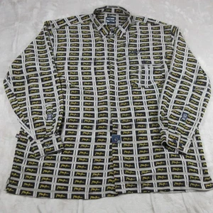 Vintage Phat Farm Shirt Mens XXL ALL Over Print Party Hip Hop Rapper Skater Y2k - Picture 1 of 12