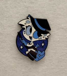 Hazbin Hotel Halloween Witch Angel Dust Glitter Enamel Pin Vivziepop Sharkrobot - Bild 1 von 16