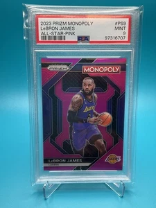 2023 Panini Prizm Monopoly - LeBron James - All-Star Pink /149 PSA 9 - Picture 1 of 3