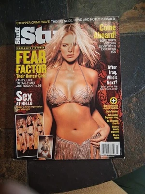 VICTORIA SILVSTEDT STUFF MAGAZINE - Mar 2003 - PLAYBOY PLAYMATE OF THE YEAR 1997 Foto 1 de 4