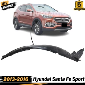 NEW Front Fender Liner Right Passenger Side For 2013-2016 Hyundai Santa Fe Sport - Picture 1 of 7