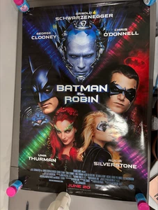 Batman & Robin (1997) Original Movie Poster ~27x39.5" - Foto 1 di 2