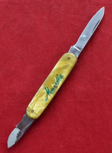 Navaja de Bolsillo Alemana de Colección Junkerwerk Solingen RARA Original - Imagen 1 de 11