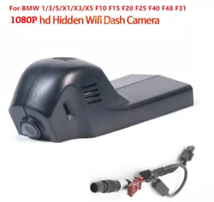 Dash Cam DVR WIFI auto 1080P per BMW 1/3/5/X1/X3/X5 F10 F15 F20 F25 F40 F48 F31 - Foto 1 di 12