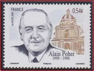 2006 FRANCE N°3994** Alain Poher HOMME POLITIQUE, France 2006 MNH - Photo 1/1