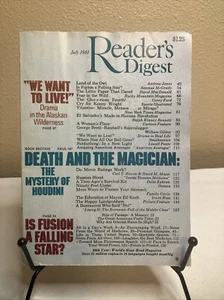 Readers Digest July 1981: Mystery Of Houdini, Vitamins, Do Movie Ratings Work? - Foto 1 di 4