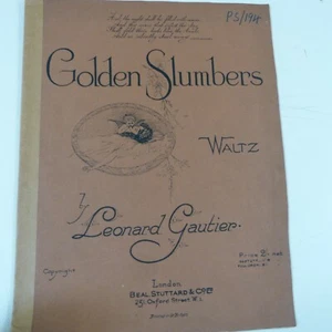 piano LEONARD GAUTIER golden slumbers vals - Imagen 1 de 1