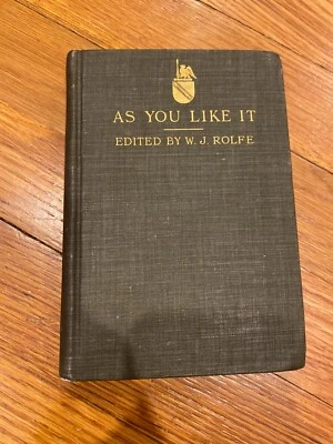1890 SHAKESPEARE'S COMEDY AS YOU LIKE IT EDITED BY WILLIAM ROLFE ILLUSTRATED - Image 1 of 4