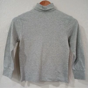 Cherokee Girls Sz S 6 Gray Heather Turtle Neck Shirt 100% Cotton - Picture 1 of 8