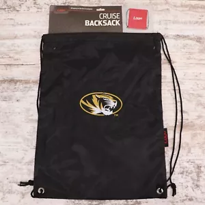 Missouri Tigers NCAA Logo Cruise String Backpack NEW - Picture 1 of 7