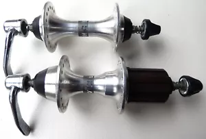 Pair Of Hubs MICHE Team 36 Holes 8 Speed +2 Blockages Axle 131 New - Photo 1 sur 3