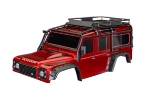TRAXXAS 8050-RED Carrozzeria Clipless Completa Verniciata Rosso TRX4 DEFENDER - Picture 1 of 1