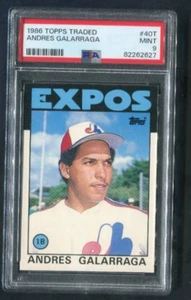 1986 TOPPS TRADED #40T ANDRES GALARAGGA PSA 9 - free shipping - Bild 1 von 2