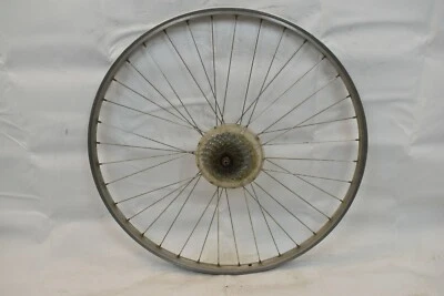Vintage 700c Rear Touring Road Bike Wheel Hub Silver OLW135 36S AV Fast Shipping - Image 1 of 4
