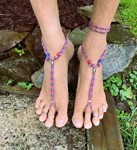 Chux "Breeze" Barefoot Sandals | Men | Soleless sandals | Beach wear | Tropical - Picture 1 of 5