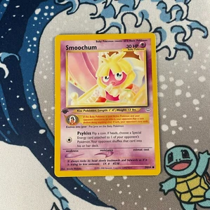 Smoochum 54/64 1st Edition Common Neo Revelation Pokemon Card WOTC Vintage NM/LP - Picture 1 of 3