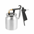 Spray Gun 2Mm Nozzle W 400Cc Cup Hvlp Siphon Feed Paint Tool Kit Aluminium Alloy