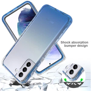 Clear Silicone Gel Multicolor 360 Phone Cover For OnePlus 9 Pro N200 5G Nord N10 - Picture 1 of 15