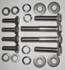 MG Midget AH Sprite 950, 1098 Water pump and Fan Fitting Kit - Stainless Steel - Picture 1 of 3