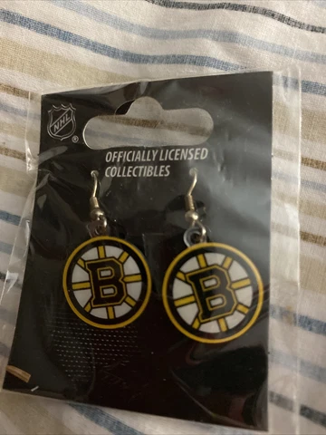 NHL Boston Bruins Earrings Cover