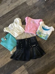 Lotto ragazze taglia 4-5 e 6x lotto misto top gonna e pantaloncini di Gap Arizona Cupid Cup - Foto 1 di 12